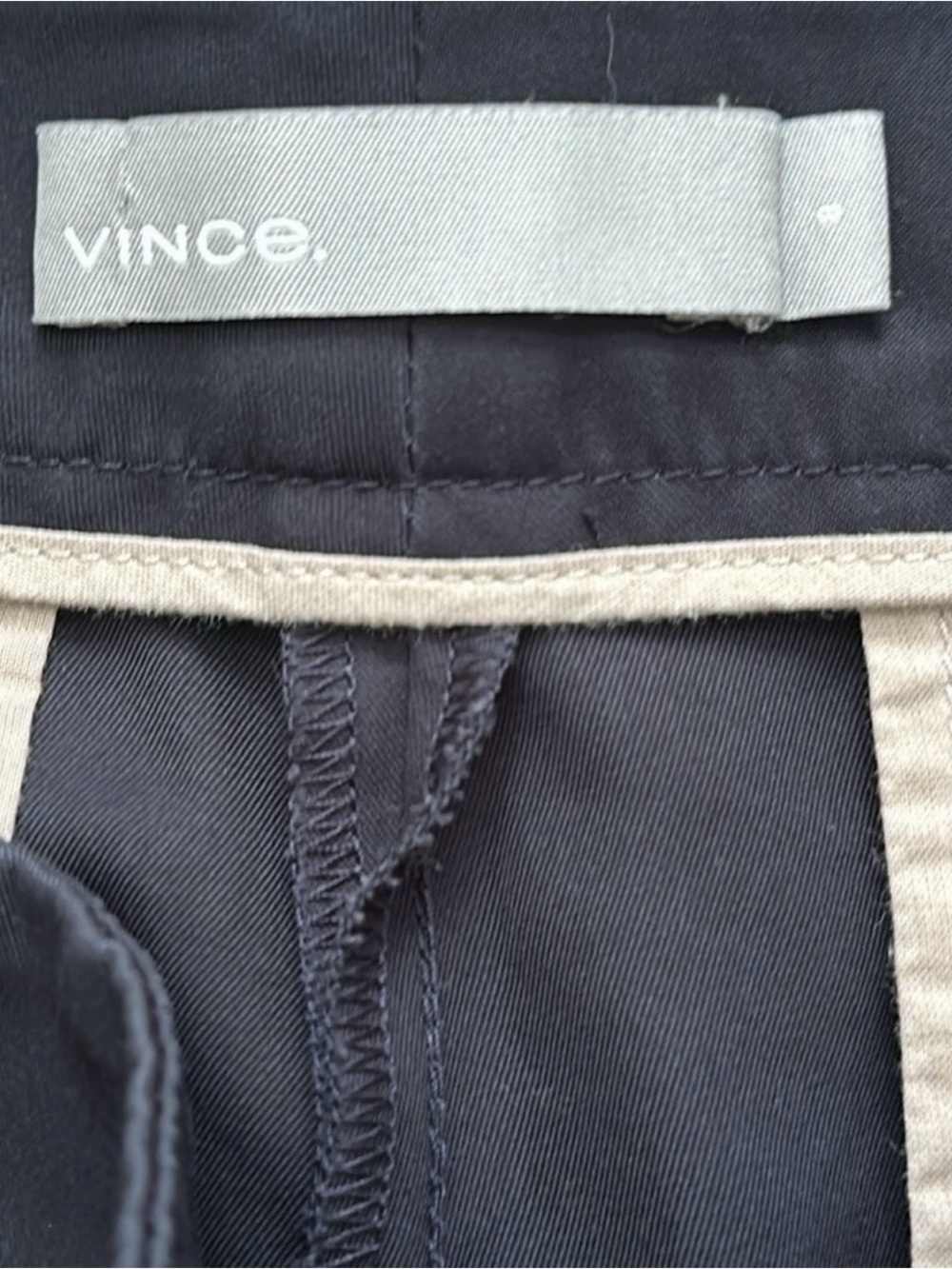Vince Black Pleated Cotton Shorts High Rise Tailored Trouser Womens Size 8 - Picture 3 of 7